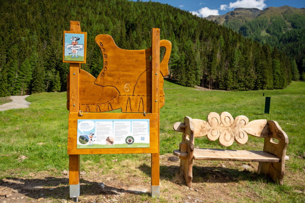 Tafel Fotopoint Richtung Stappitzersee